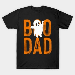 Boo Dad Funny Halloween Spooky Ghost T-Shirt